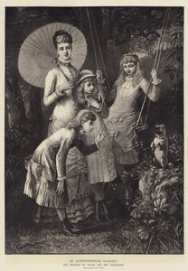 Nel giardino di Sandringham, la Principessa del Galles e le sue figlie